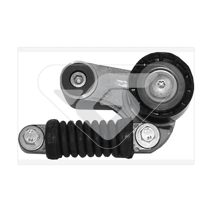 įtempiklio skriemulys, V formos rumbuotas diržas HUTCHINSON T2013