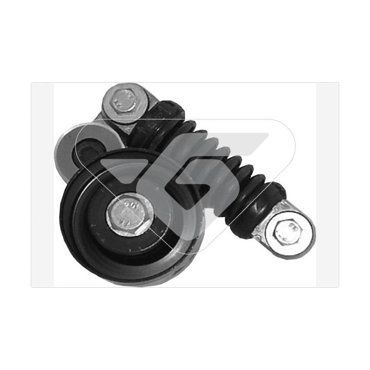 įtempiklio skriemulys, V formos rumbuotas diržas HUTCHINSON T2017