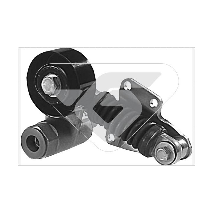 įtempiklio skriemulys, V formos rumbuotas diržas HUTCHINSON T6008