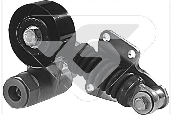 įtempiklio skriemulys, V formos rumbuotas diržas HUTCHINSON T6008