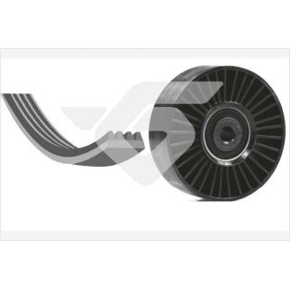 V formos rumbuotas diržas, komplektas HUTCHINSON KHV 104