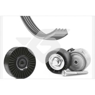 V formos rumbuotas diržas, komplektas HUTCHINSON KHV 105