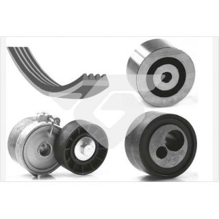 V formos rumbuotas diržas, komplektas HUTCHINSON KHV 125