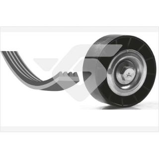 V formos rumbuotas diržas, komplektas HUTCHINSON KHV 144