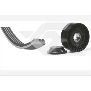 V formos rumbuotas diržas, komplektas HUTCHINSON KHV 146