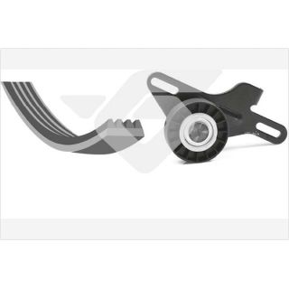 V formos rumbuotas diržas, komplektas HUTCHINSON KHV 157