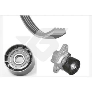 V formos rumbuotas diržas, komplektas HUTCHINSON KHV 158