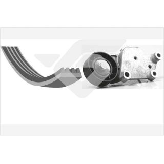 V formos rumbuotas diržas, komplektas HUTCHINSON KHV 167