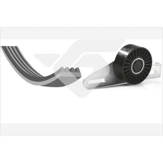 V formos rumbuotas diržas, komplektas HUTCHINSON KHV 174