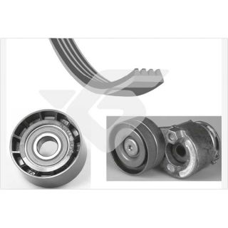 V formos rumbuotas diržas, komplektas HUTCHINSON KHV 179