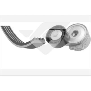 V formos rumbuotas diržas, komplektas HUTCHINSON KHV 185