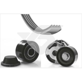 V formos rumbuotas diržas, komplektas HUTCHINSON KHV 193