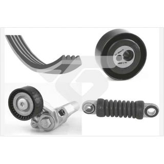 V formos rumbuotas diržas, komplektas HUTCHINSON KHV 195