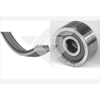 V formos rumbuotas diržas, komplektas HUTCHINSON KHV 198