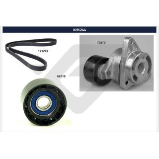 V formos rumbuotas diržas, komplektas HUTCHINSON KHV 244