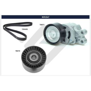 V formos rumbuotas diržas, komplektas HUTCHINSON KHV 247