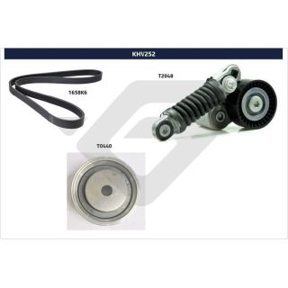 V formos rumbuotas diržas, komplektas HUTCHINSON KHV 252