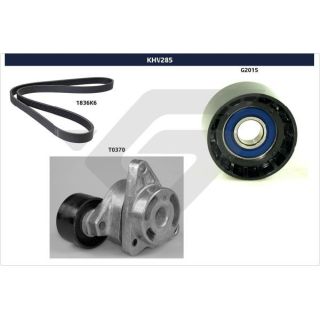 V formos rumbuotas diržas, komplektas HUTCHINSON KHV 285