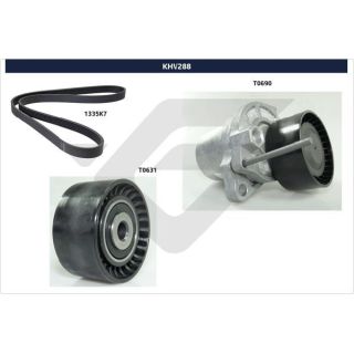 V formos rumbuotas diržas, komplektas HUTCHINSON KHV 288