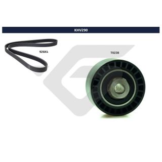 V formos rumbuotas diržas, komplektas HUTCHINSON KHV 290