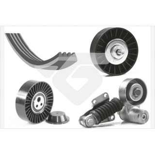 V formos rumbuotas diržas, komplektas HUTCHINSON KHV 48