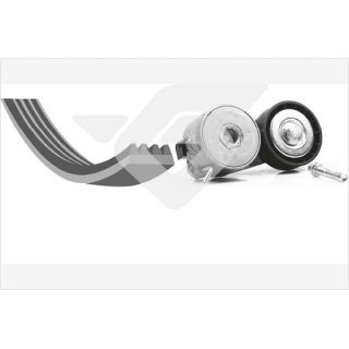 V formos rumbuotas diržas, komplektas HUTCHINSON KHV 66