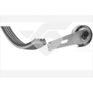 V formos rumbuotas diržas, komplektas HUTCHINSON KHV 67