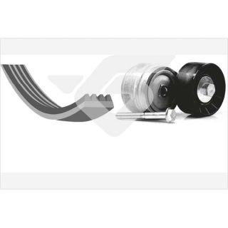 V formos rumbuotas diržas, komplektas HUTCHINSON KHV 76