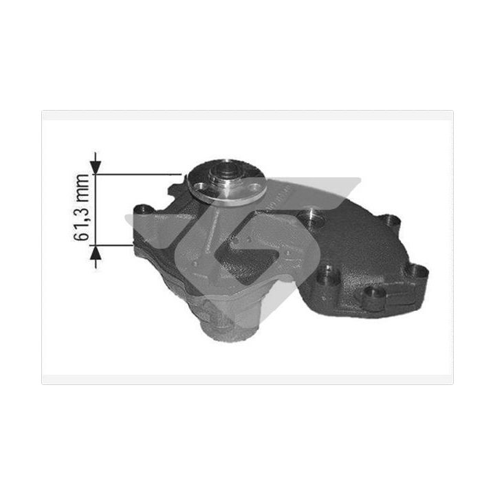 Vandens siurblys, variklio aušinimas HUTCHINSON WP163