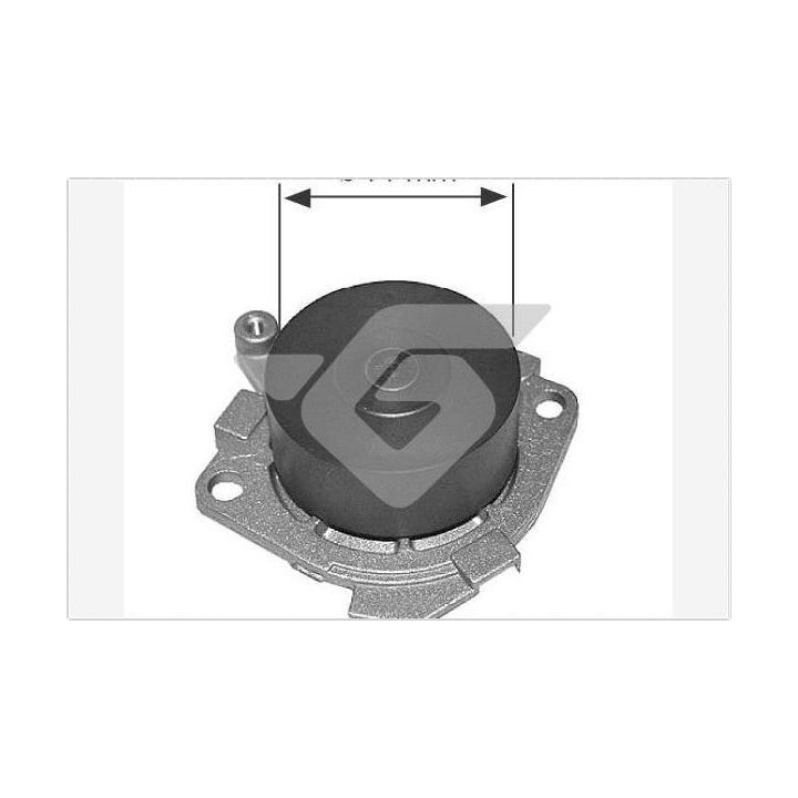 Vandens siurblys, variklio aušinimas HUTCHINSON WP25