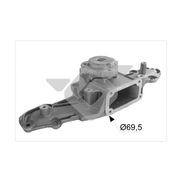 Vandens siurblys, variklio aušinimas HUTCHINSON WP293