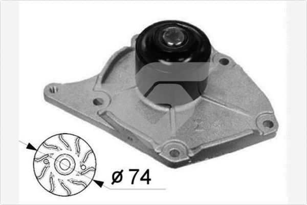 Vandens siurblys, variklio aušinimas HUTCHINSON WP63