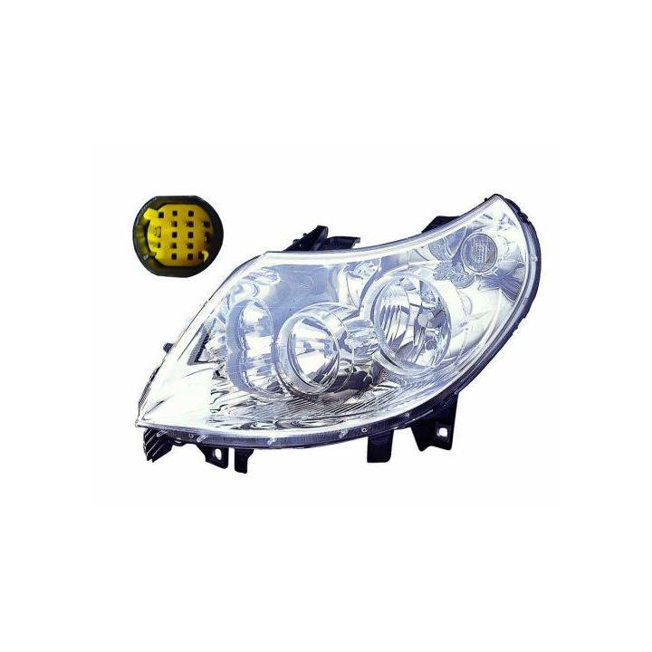 Priekinis žibintas ABAKUS 552-1124L-LD-EM