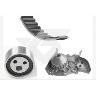 Vandens siurblio ir paskirstymo diržo komplektas HUTCHINSON KH 07WP28