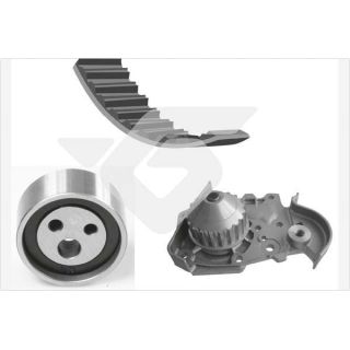 Vandens siurblio ir paskirstymo diržo komplektas HUTCHINSON KH 07WP29