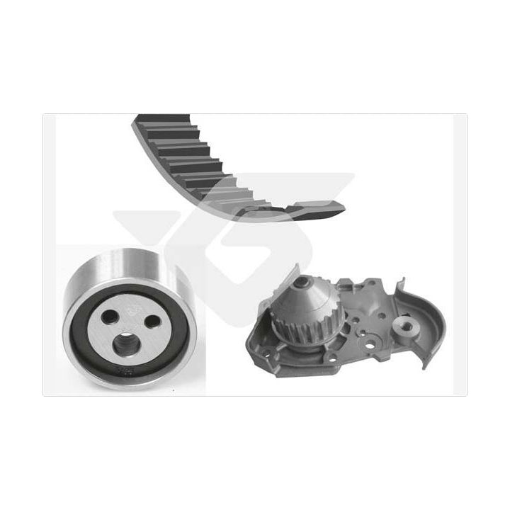 Vandens siurblio ir paskirstymo diržo komplektas HUTCHINSON KH 07WP29