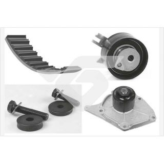 Vandens siurblio ir paskirstymo diržo komplektas HUTCHINSON KH 101WP45