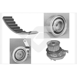 Vandens siurblio ir paskirstymo diržo komplektas HUTCHINSON KH 112WP10