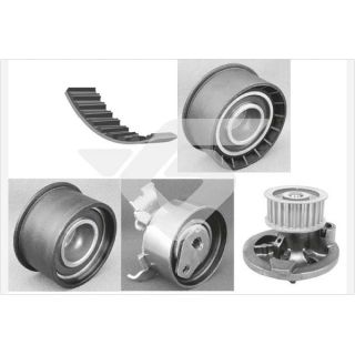 Vandens siurblio ir paskirstymo diržo komplektas HUTCHINSON KH 113WP50