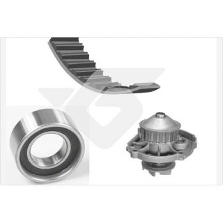 Vandens siurblio ir paskirstymo diržo komplektas HUTCHINSON KH 116WP23