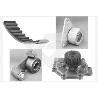 Vandens siurblio ir paskirstymo diržo komplektas HUTCHINSON KH 117WP22