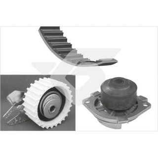 Vandens siurblio ir paskirstymo diržo komplektas HUTCHINSON KH 119WP38