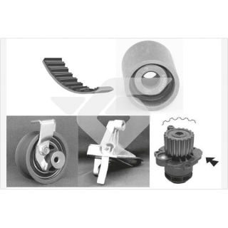 Vandens siurblio ir paskirstymo diržo komplektas HUTCHINSON KH 150WP71