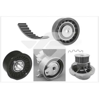 Vandens siurblio ir paskirstymo diržo komplektas HUTCHINSON KH 152WP74