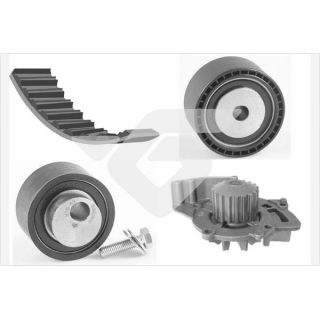 Vandens siurblio ir paskirstymo diržo komplektas HUTCHINSON KH 197WP60