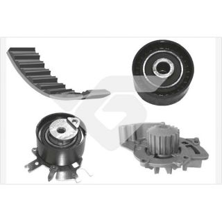 Vandens siurblio ir paskirstymo diržo komplektas HUTCHINSON KH 225WP60