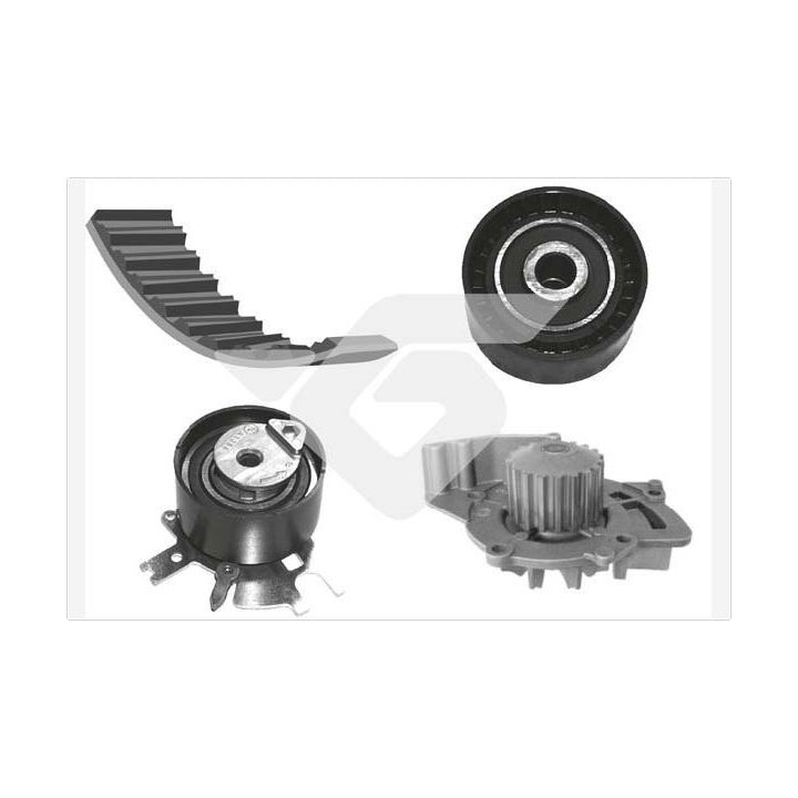 Vandens siurblio ir paskirstymo diržo komplektas HUTCHINSON KH 225WP60