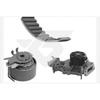 Vandens siurblio ir paskirstymo diržo komplektas HUTCHINSON KH 236WP65