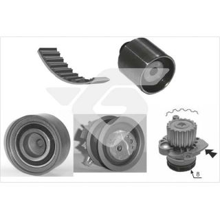 Vandens siurblio ir paskirstymo diržo komplektas HUTCHINSON KH 267WP56