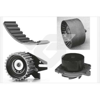 Vandens siurblio ir paskirstymo diržo komplektas HUTCHINSON KH 274WP76